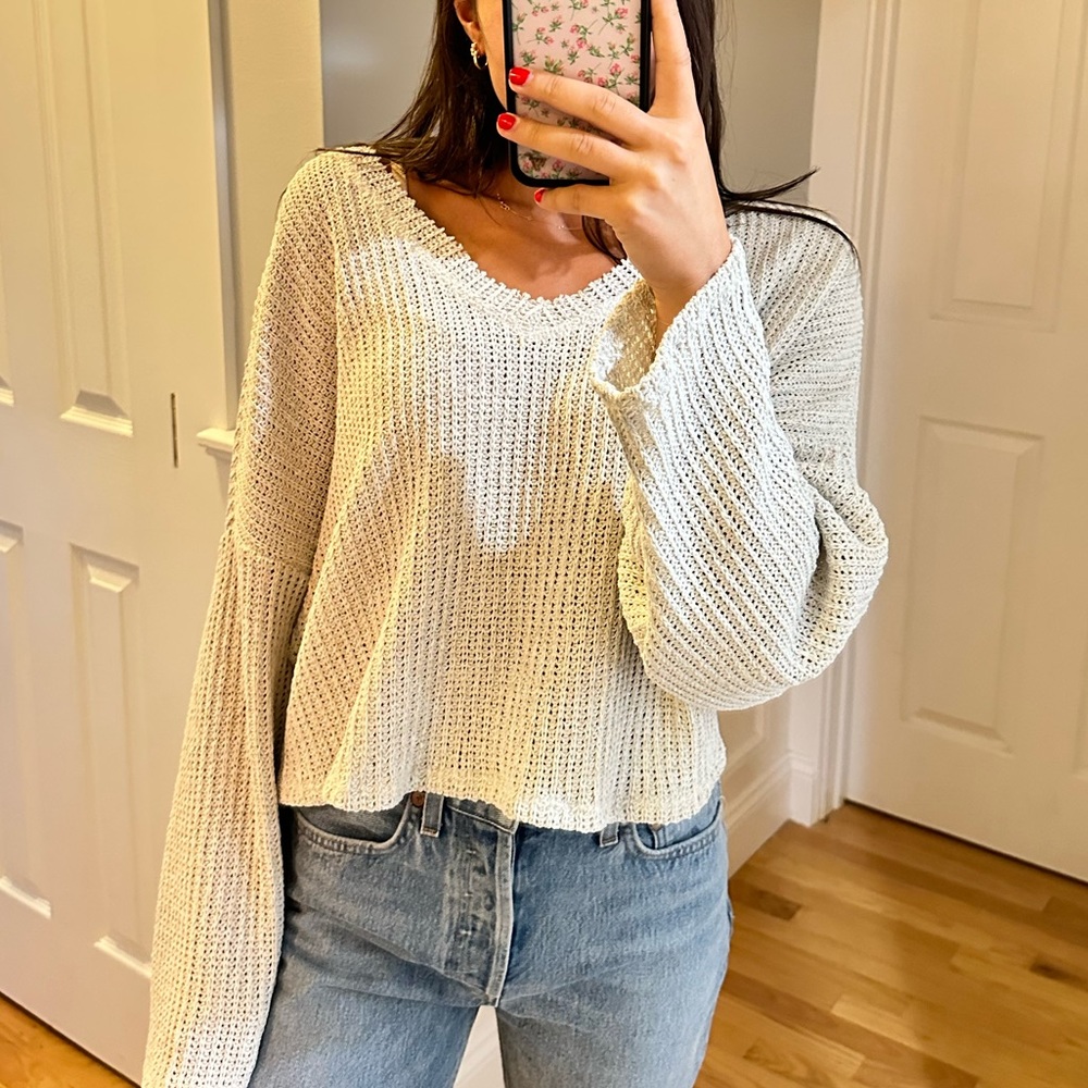 Gray Knitted Sweater NWT